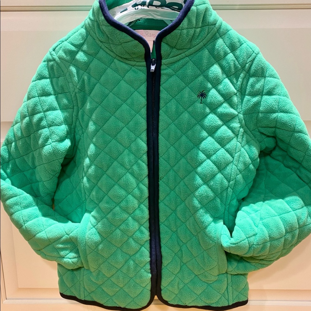 Girls Lilly Pulitzer 7 diamond quilted jacket